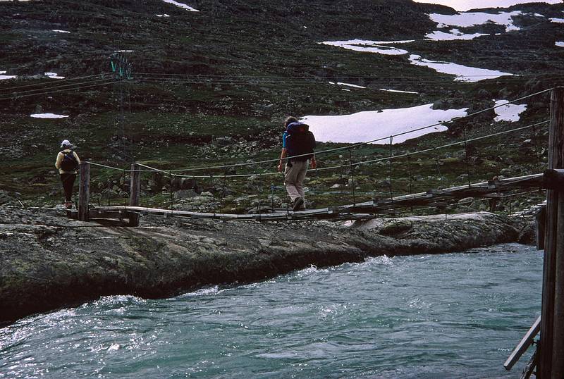 August 3, 1997 - Haugastl to Finse hike, Norway.<br />Joyce.