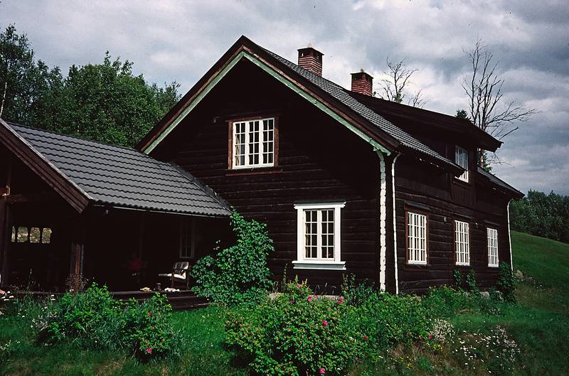 August 8, 1997 - On Torger's farm, Geilo, Norway.<br />Torger's house.