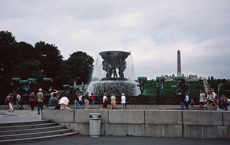 August 11, 1997 - Vigeland Park, Oslo, Norway.