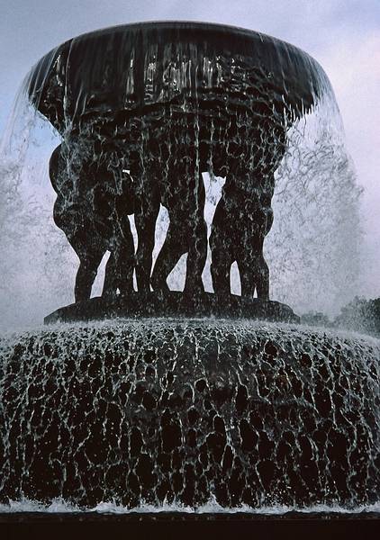 August 11, 1997 - Vigeland Park, Oslo, Norway.