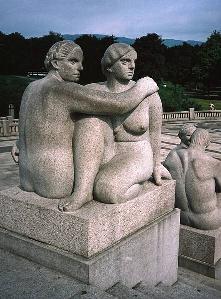 August 11, 1997 - Vigeland Park, Oslo, Norway.