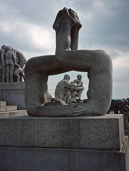 August 11, 1997 - Vigeland Park, Oslo, Norway.