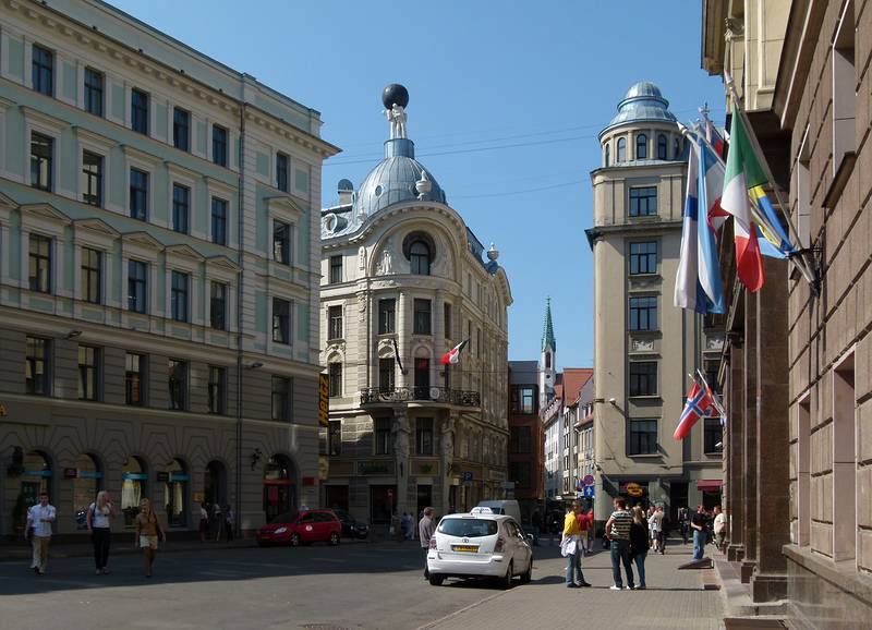 Teatra iela (Theater Street).<br />June 2, 2011 - Riga, Latvia.