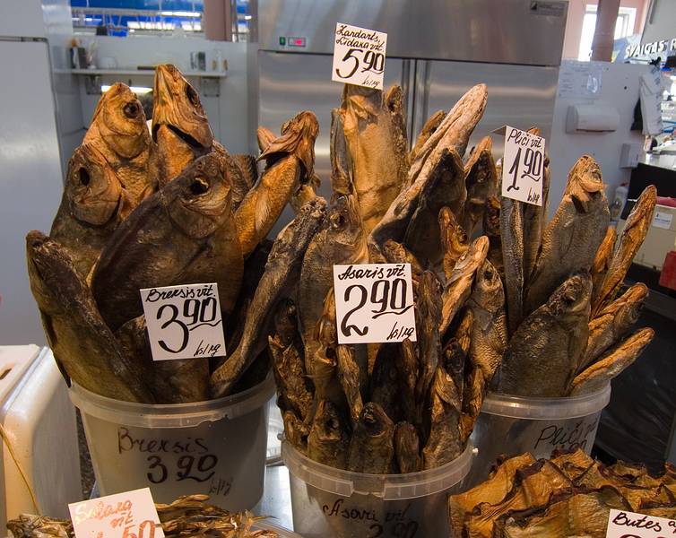 At the central market.<br />June 2, 2011 - Riga, Latvia.