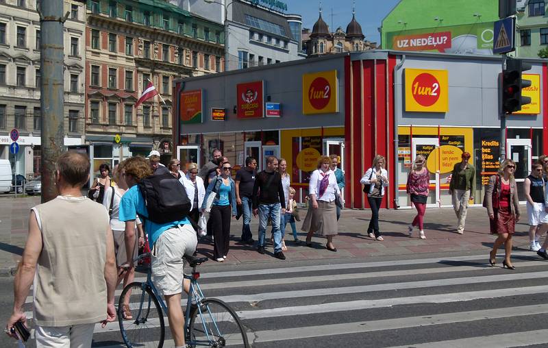 Near the central station.<br />June 2, 2011 - Riga, Latvia.