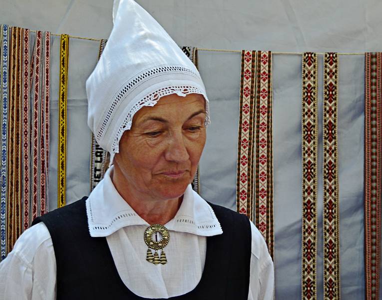 Arts and crafts fair at the Latvian Ethnographic Open Air Museum.<br />June 4, 2011 - Riga, Latvia.