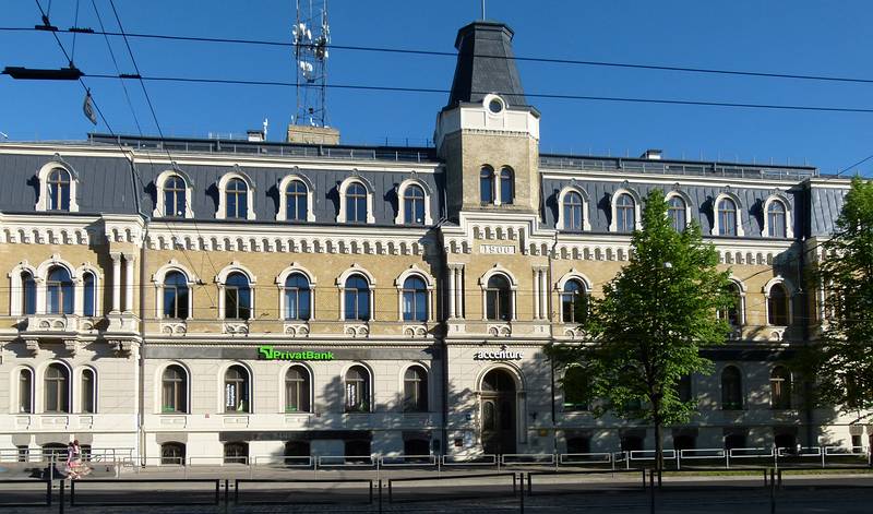 Former VEF (Valsts Elektrotehniska Fabrika, State Electrotechnical Factory) building.<br />My parents and Uncle Otto worked there a long time ago.<br />June 4, 2011 - Riga, Latvia.