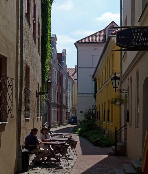 Alley of the 'Convent Yard' (Konventa Seta)<br />June 12, 2011 - Riga, Latvia.