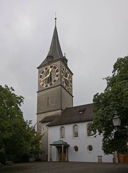 St. Peters Church.<br />July 22, 2011 - Zurich, Switzerland.