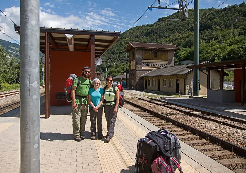 Sati, Joyce, and Melody.<br />At the head of Val Gardena.<br />July 25, 2011 - Ponte Gardena, Italy.