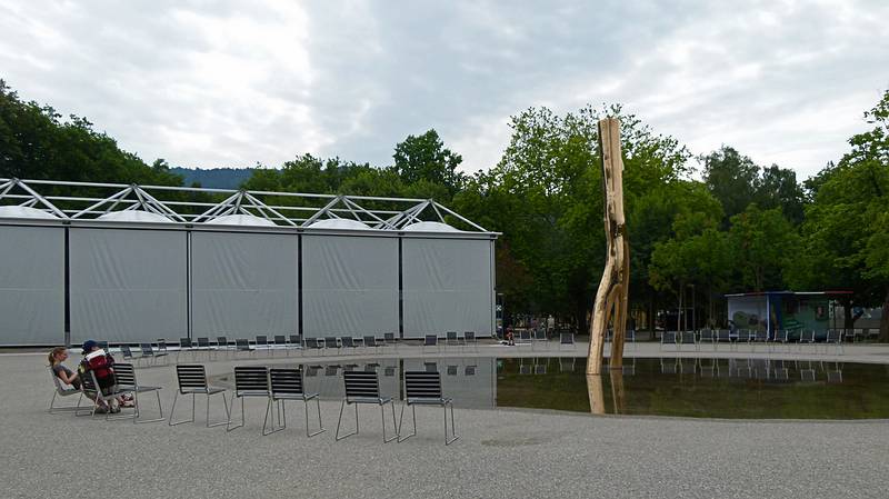 Sculpture at the waterfront opera venue.<br />August 3, 2011 - Bregenz, Austria.